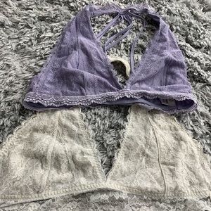 2 Francesca and hollister bralletes